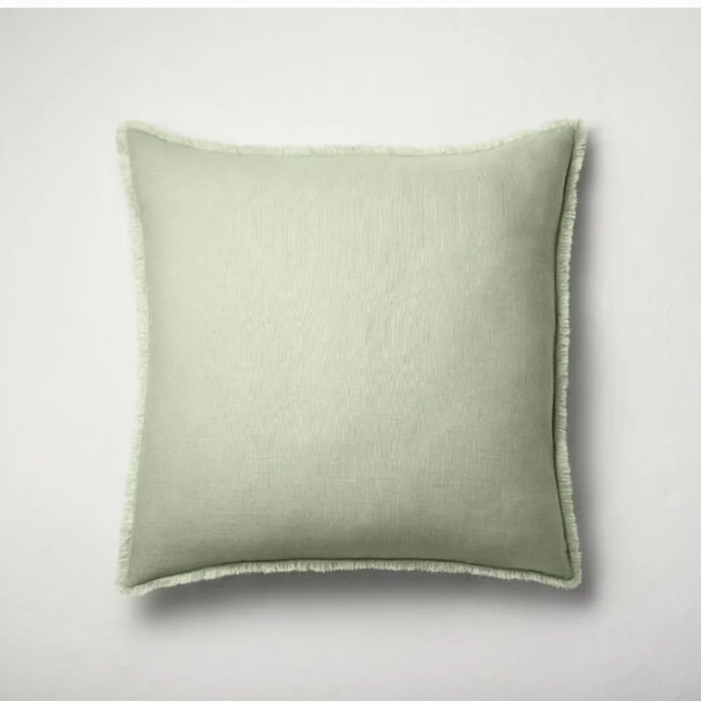 Casaluna Linen Blend Euro Throw Pillow - Picture 1 of 3